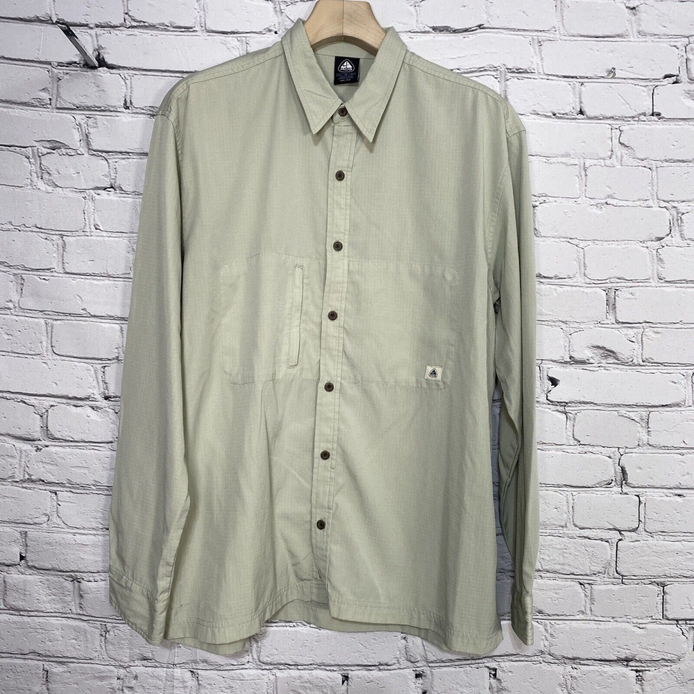 Vintage Nike ACG Dri-Fit Utility Shirt Mens XL Ripstop All Conditions‎ Gear 90s